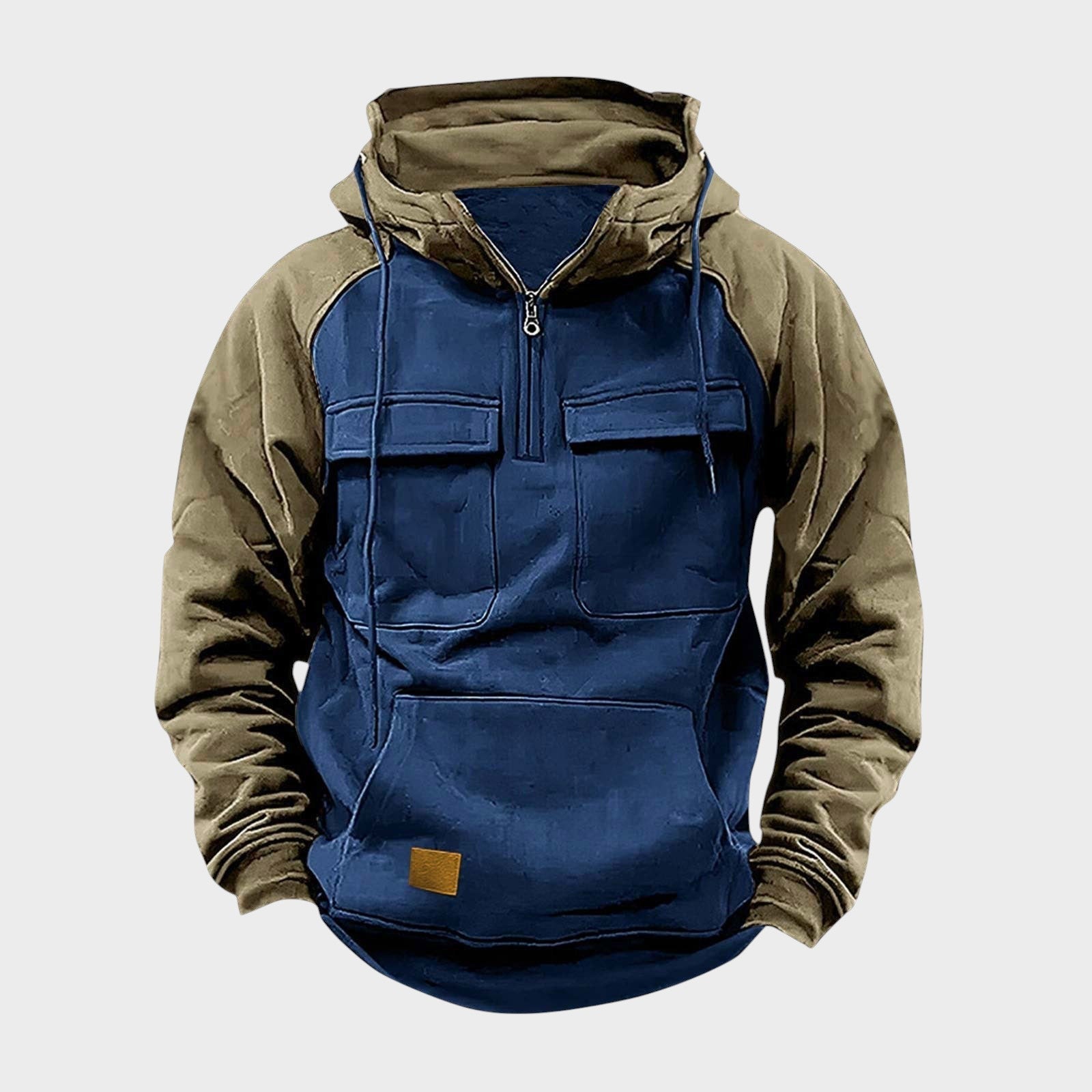 Kristian - Polo-zip majica s kapuljačom